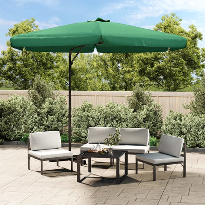 Sombrilla De Jardín Con Palo De Acero Taupe 300 Cm