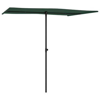 Sombrilla De Jardín Con Palo De Aluminio 2X1,5 M