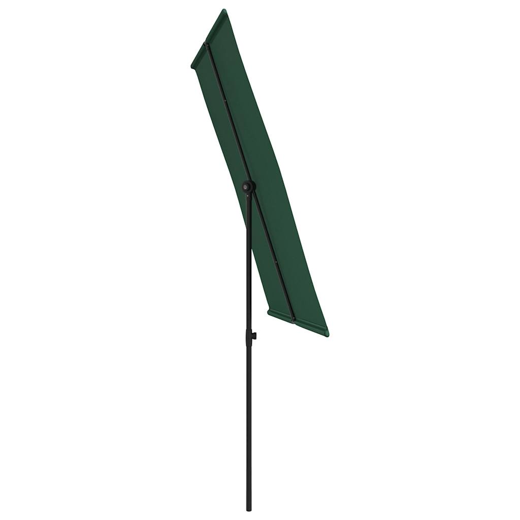 Sombrilla De Jardín Con Palo De Aluminio 2X1,5 M