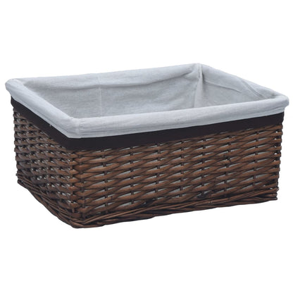 Juego De Cestas Apilables 3 Piezas Sauce Natural