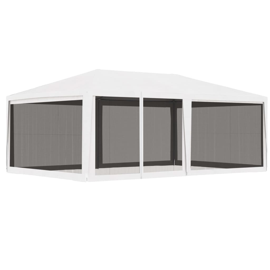 Carpa Para Fiestas 8 Paredes De Malla Hdpe Gris