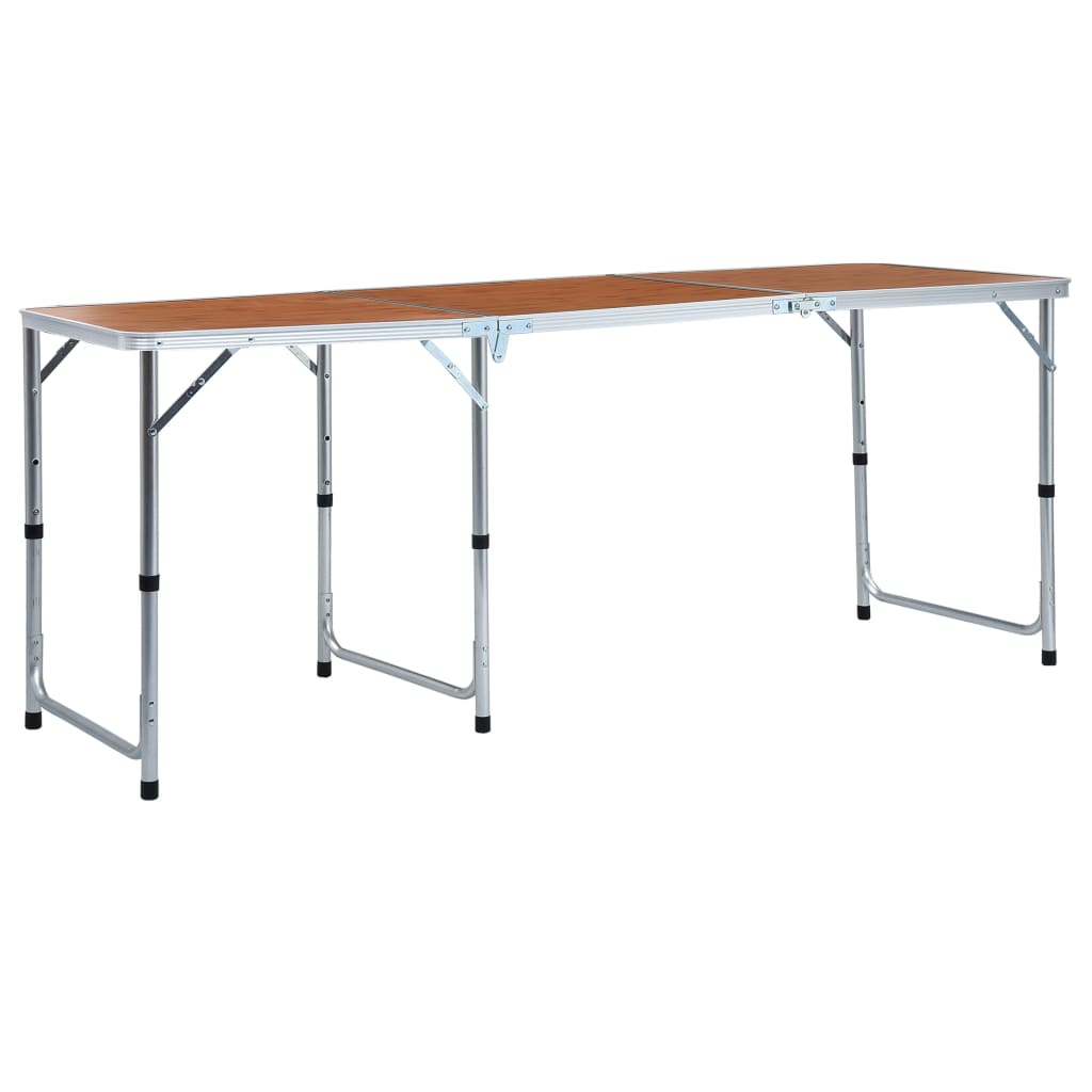 Mesa De Camping Plegable Aluminio