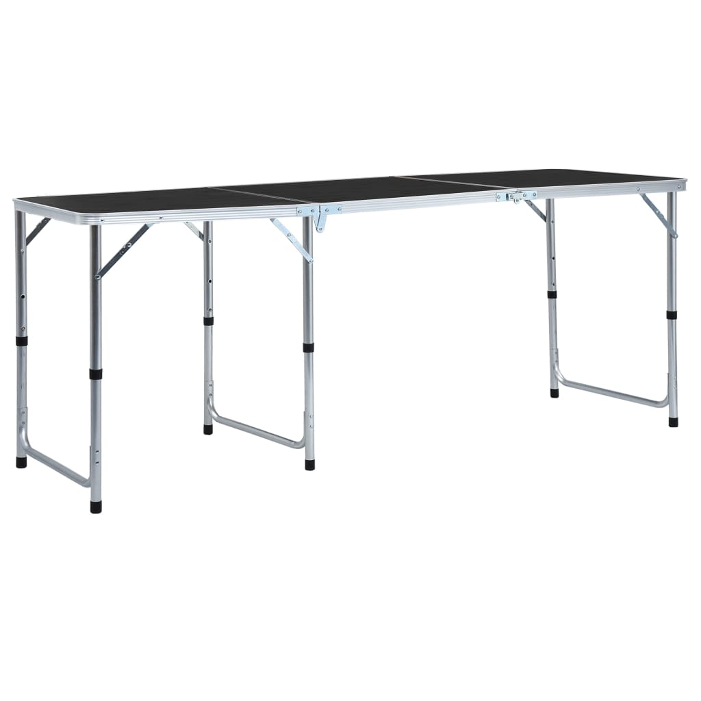 Mesa De Camping Plegable Aluminio