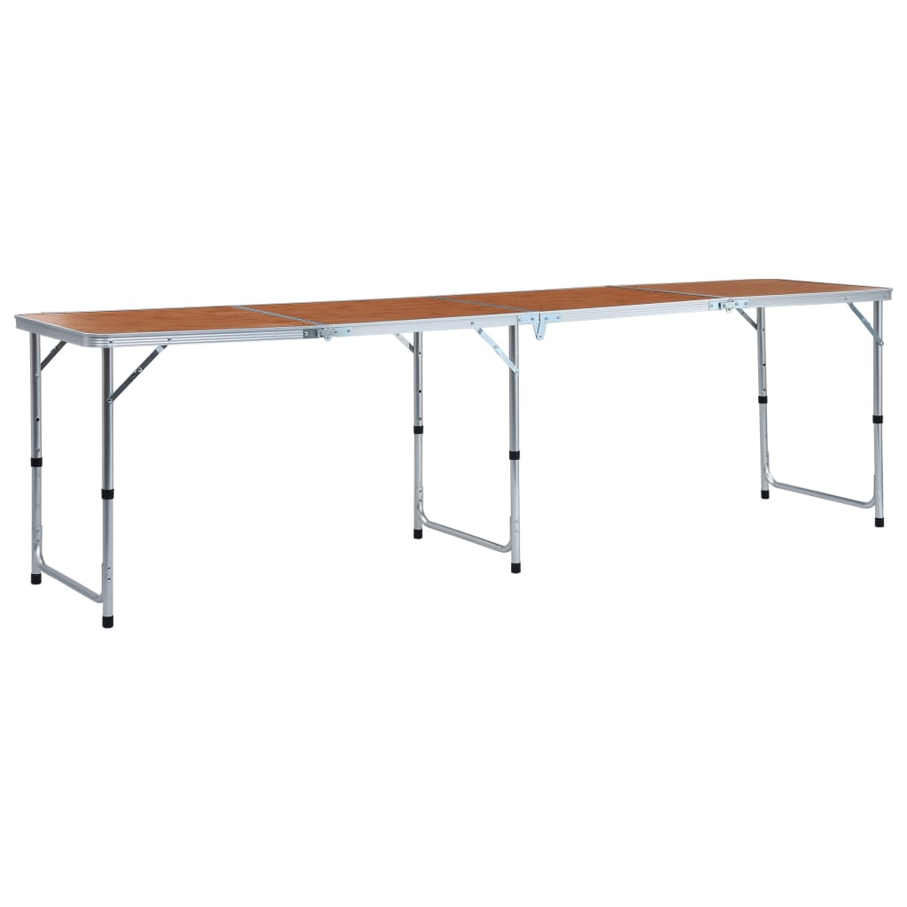 Mesa De Camping Plegable Aluminio