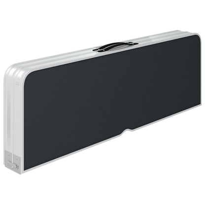 Mesa De Camping Plegable Con 2 Bancos Aluminio