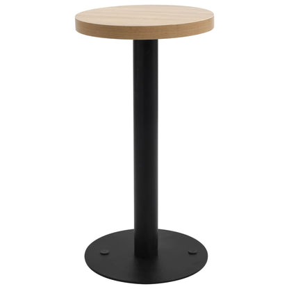 Mesa De Bistró Mdf Marrón Oscuro 40 Cm