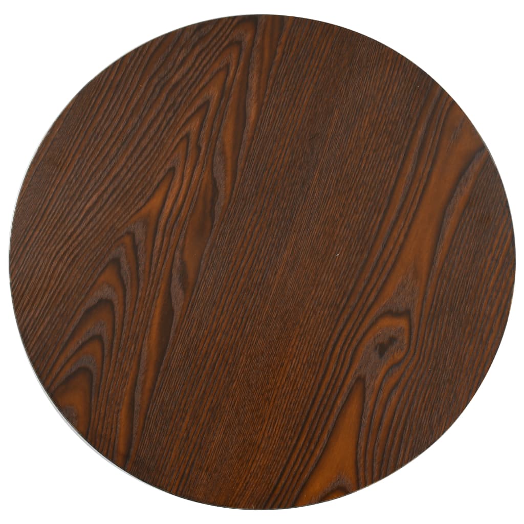 Mesa De Bistró Mdf Marrón Oscuro 40 Cm