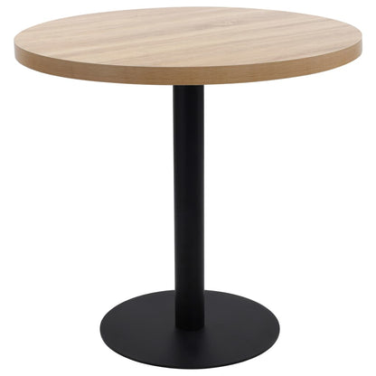 Mesa De Bistró Mdf Marrón Oscuro 40 Cm
