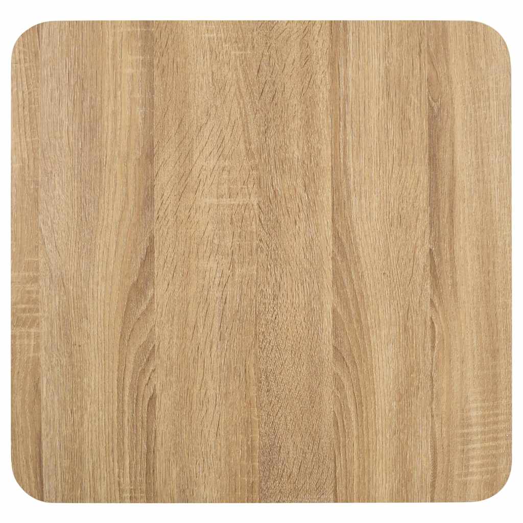 Mesa De Bistró Mdf Marrón Claro 50X50 Cm