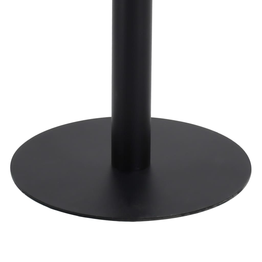 Mesa Bistró Mdf Marrón Oscuro 80X80 Cm