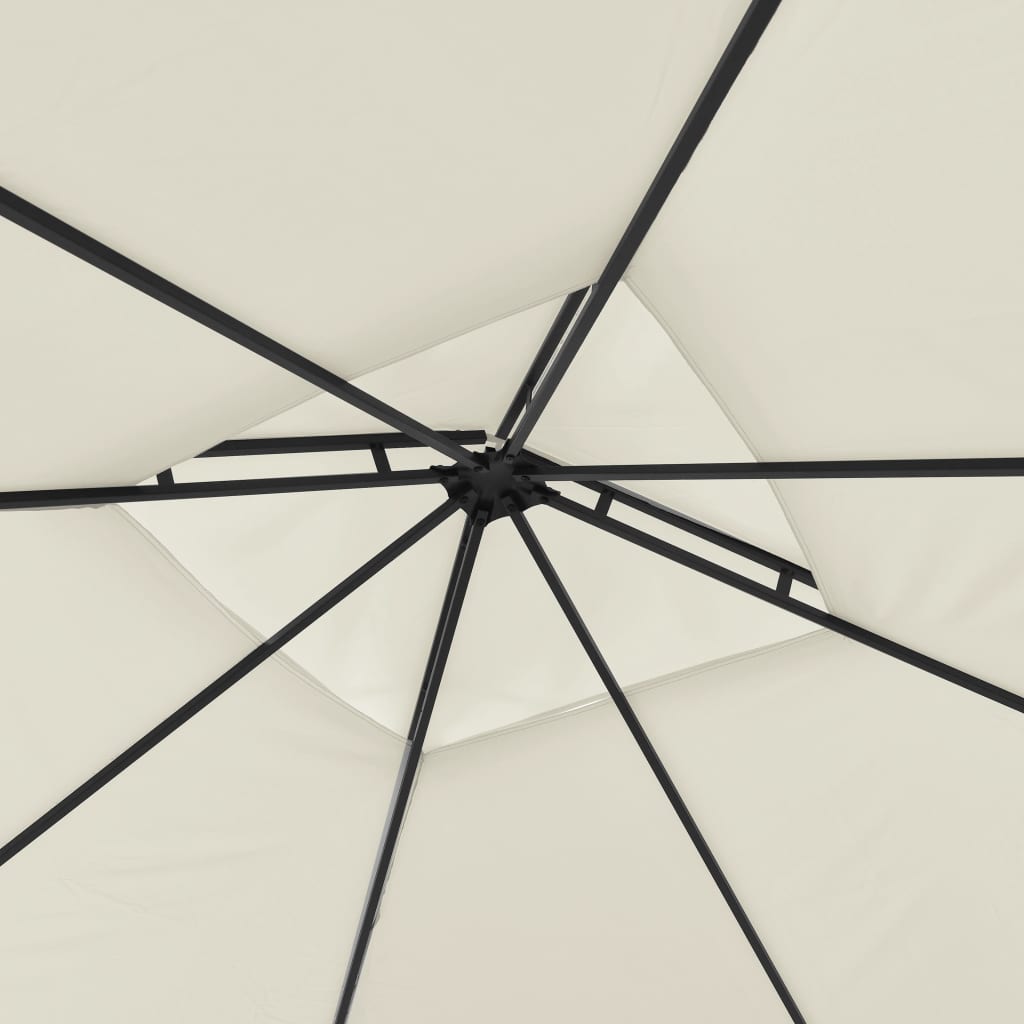 Cenador Con Tejado Doble Extensible 3X3X2,75M 180G/M²