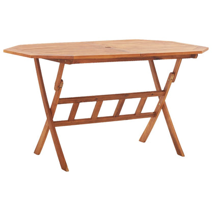 Mesa De Jardín Plegable Madera Maciza De Acacia Ø