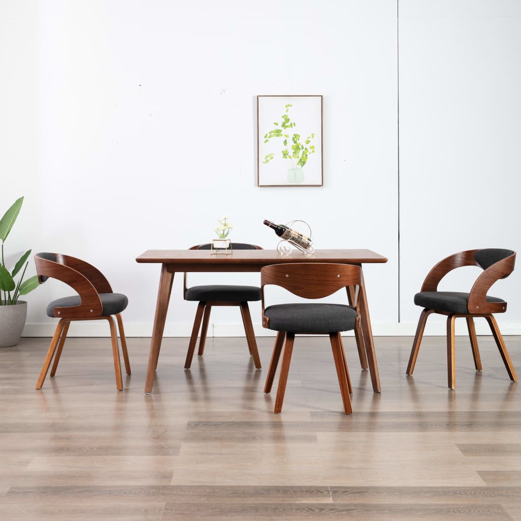 Sillas De Comedor 6 Unidades Cuero Sintético Marrón