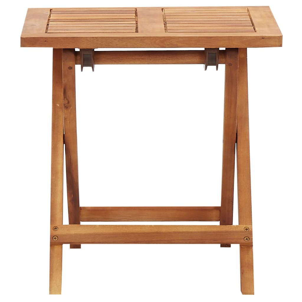 Tumbona Con Mesa Ratán Sintético Y Madera Maciza De Acacia