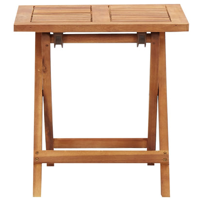 Tumbona Con Mesa Ratán Sintético Y Madera Maciza De Acacia