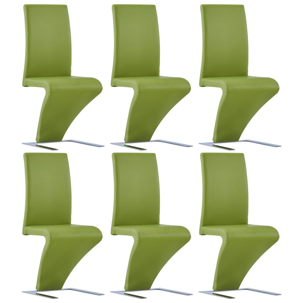 Sillas De Comedor 6 Unidades Cuero Sintético