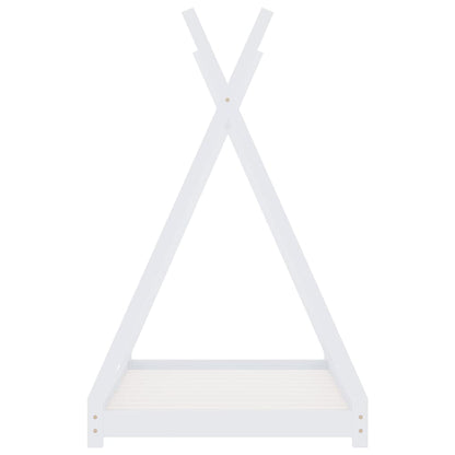 Estructura De Cama Infantil Madera Maciza Pino Blanca