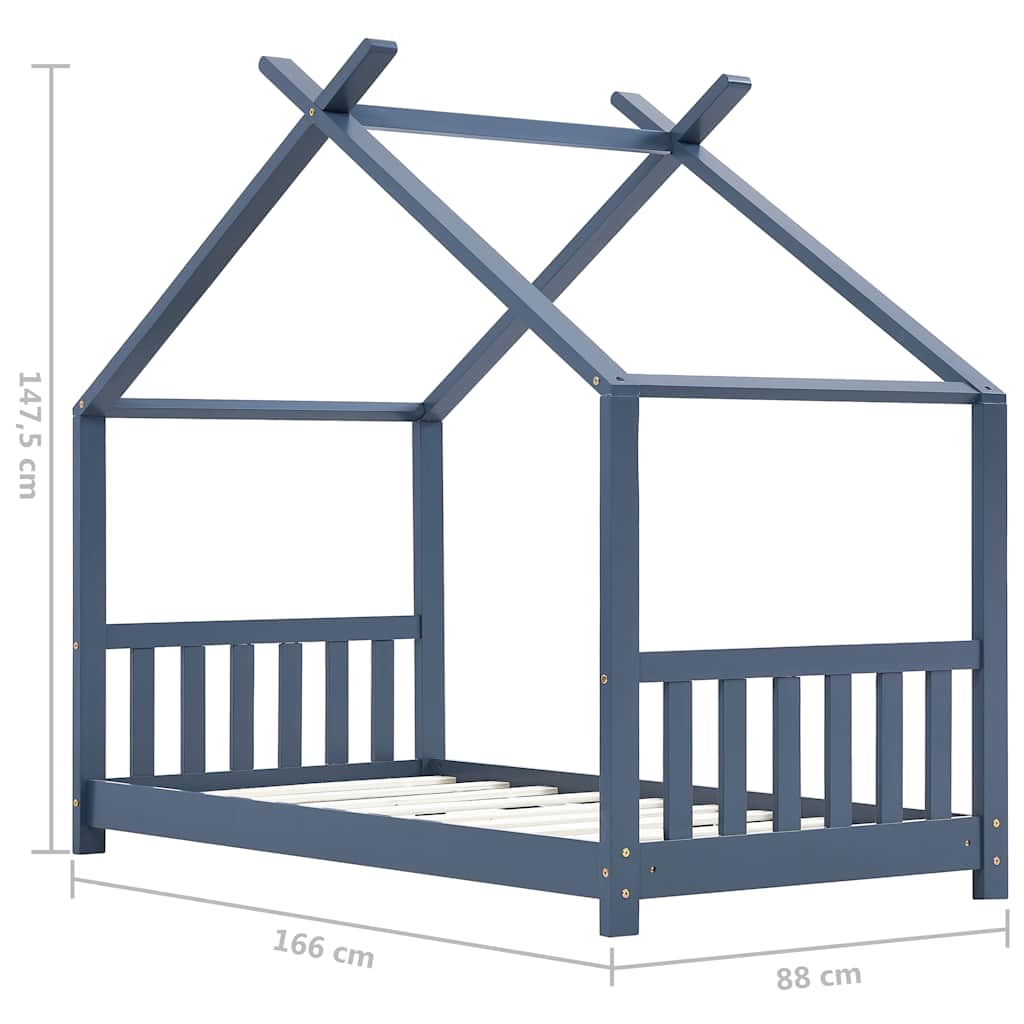 Estructura De Cama Infantil Madera Maciza Pino