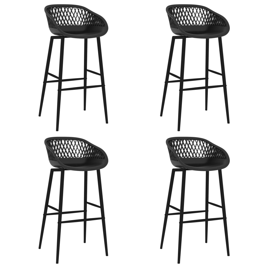 Taburetes De Cocina 4 Unidades Gris