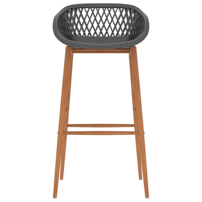 Taburetes De Cocina 4 Unidades Gris