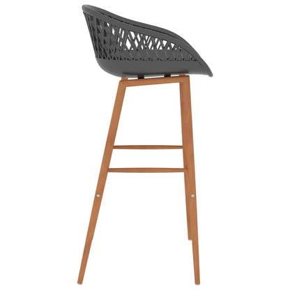 Taburetes De Cocina 4 Unidades Gris