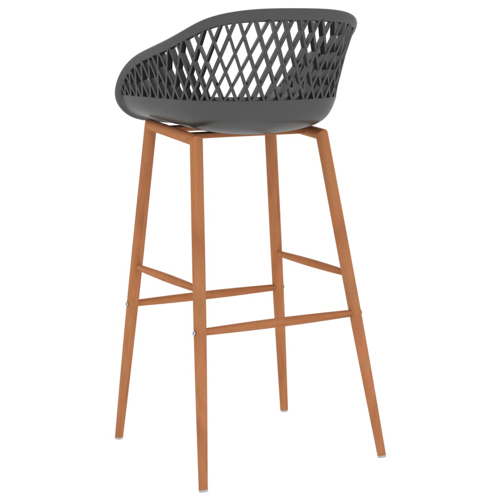 Taburetes De Cocina 4 Unidades Gris