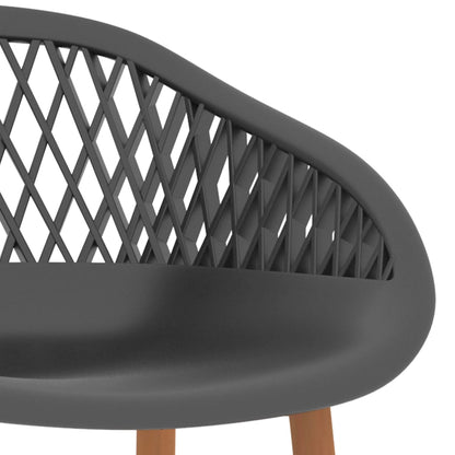 Taburetes De Cocina 4 Unidades Gris