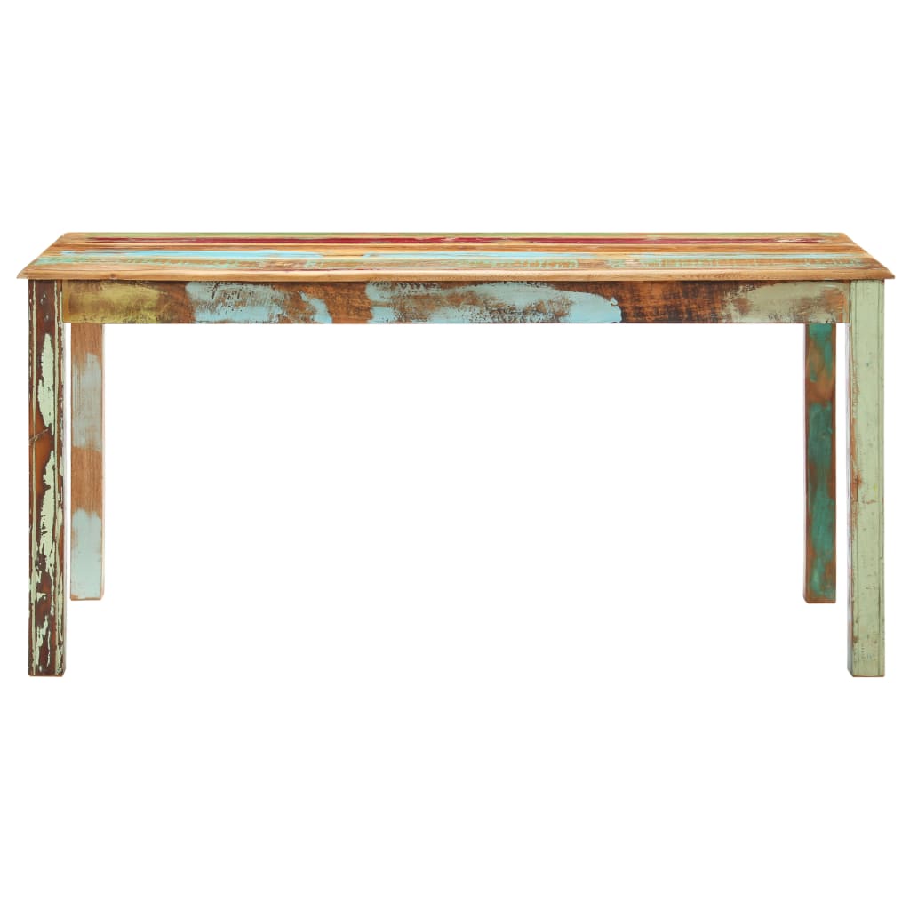 Mesa De Comedor De Madera Maciza Reciclada