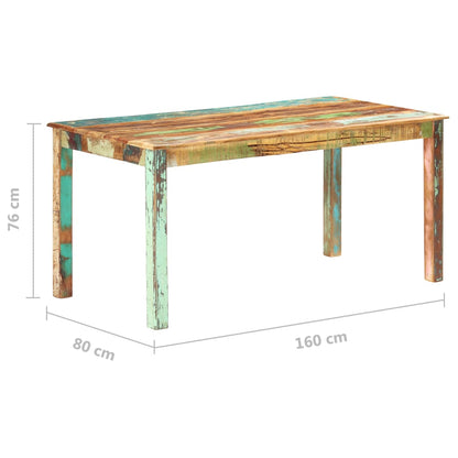 Mesa De Comedor De Madera Maciza Reciclada
