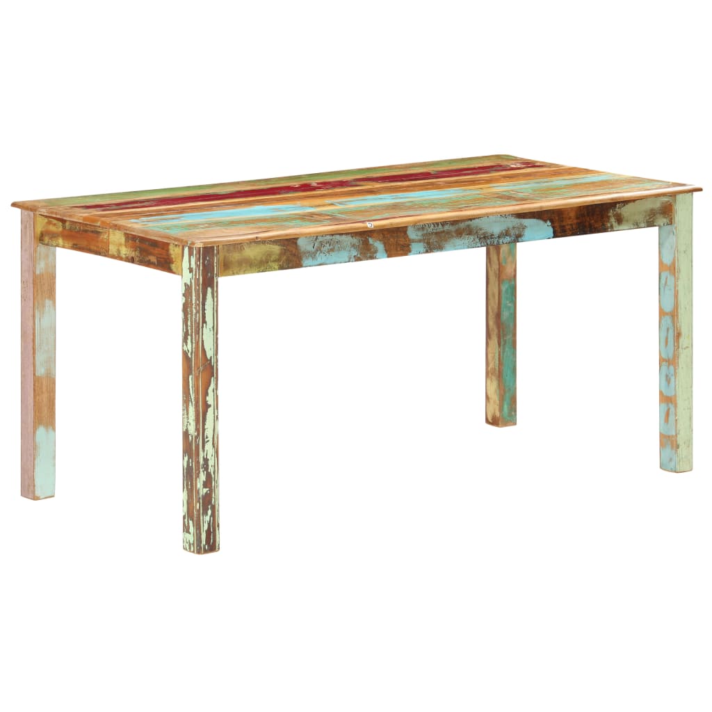 Mesa De Comedor De Madera Maciza Reciclada
