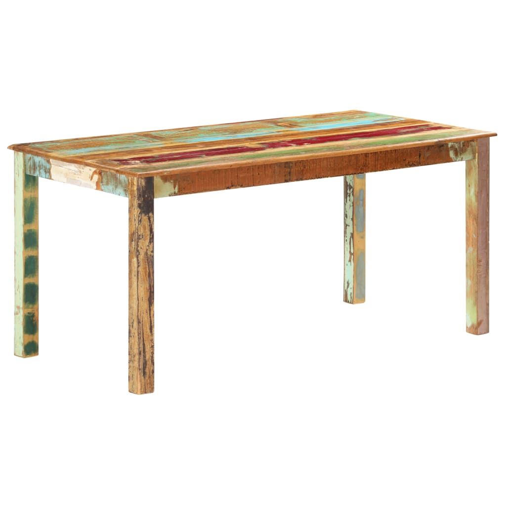 Mesa De Comedor De Madera Maciza Reciclada