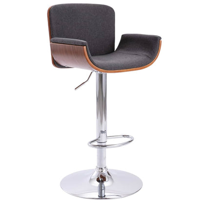 Taburete De Cocina Tela Gris