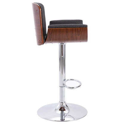 Taburete De Cocina Tela Gris