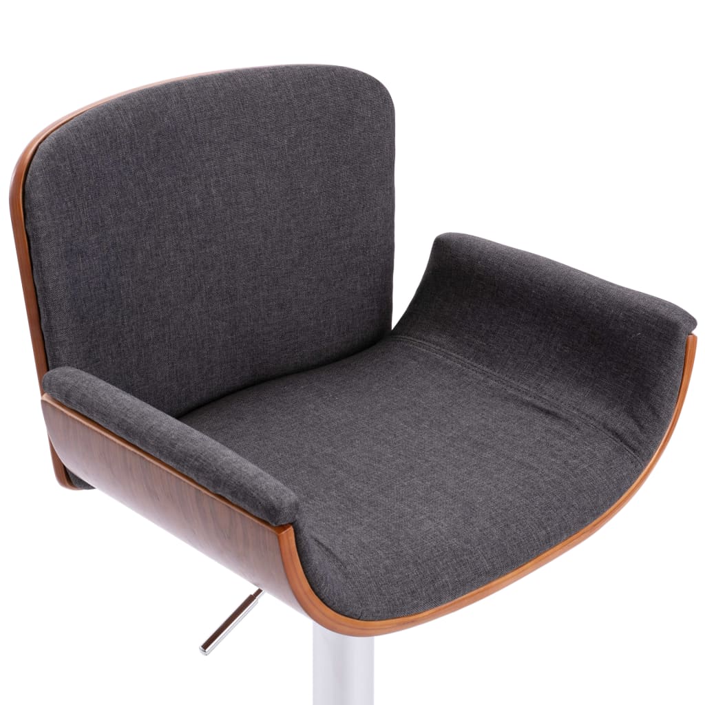 Taburete De Cocina Tela Gris