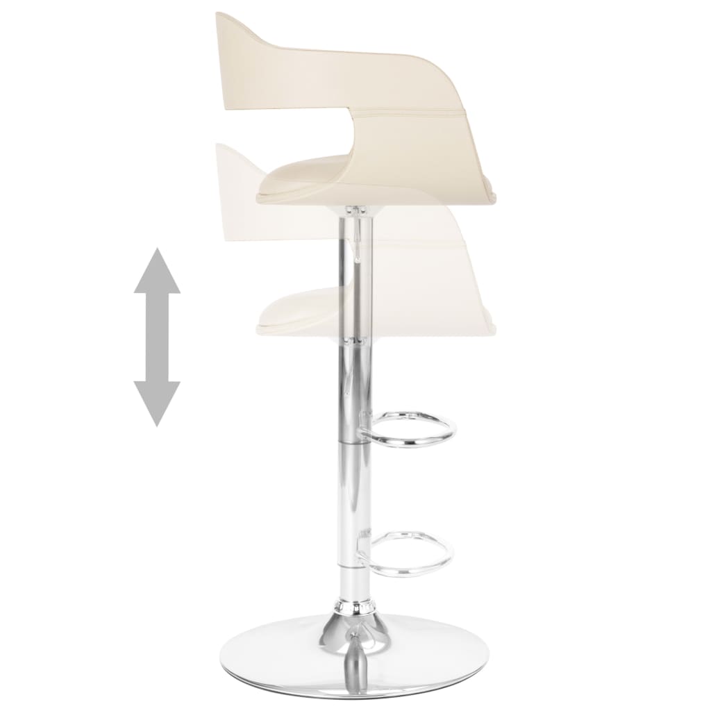 Taburete De Cocina Cuero Sintético