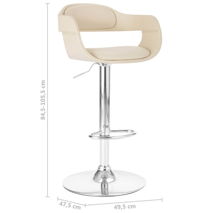 Taburete De Cocina Cuero Sintético