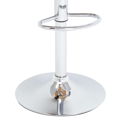 Taburete De Cocina Cuero Sintético Negro