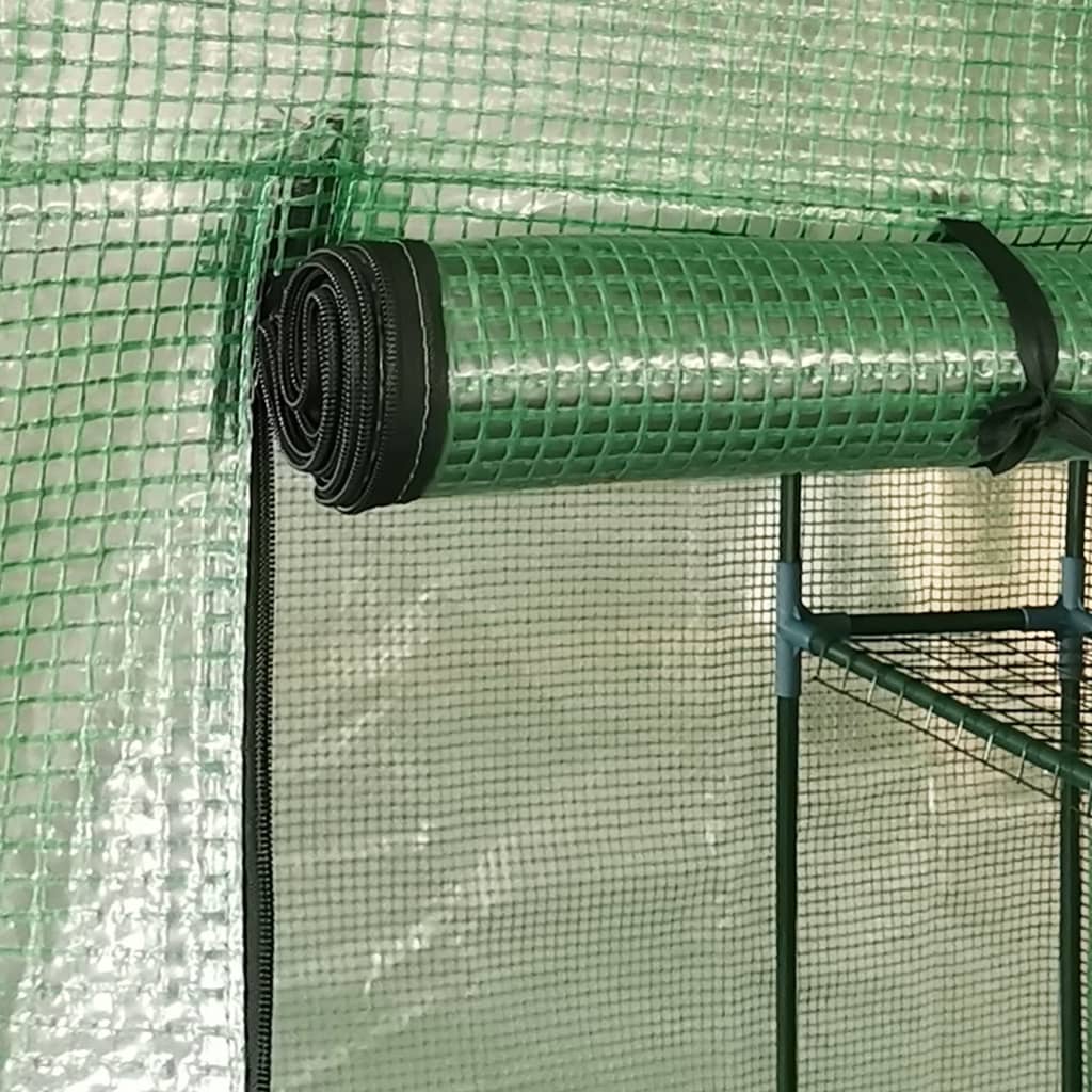 Invernadero Con Estantes Acero 143X143X195 Cm