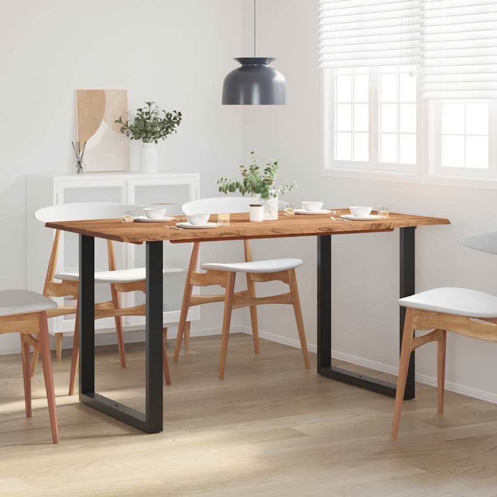 Mesa De Comedor Madera Maciza De Acacia