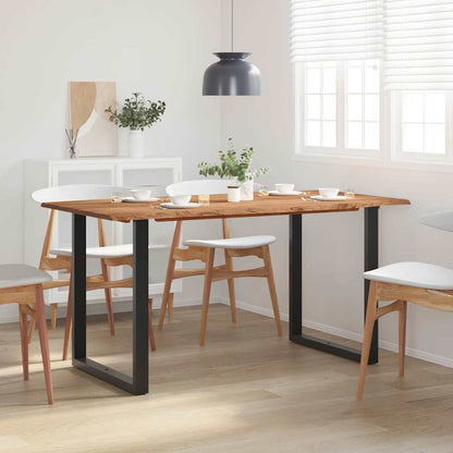 Mesa De Comedor Madera Maciza De Acacia