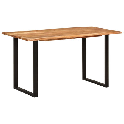 Mesa De Comedor Madera Maciza De Acacia