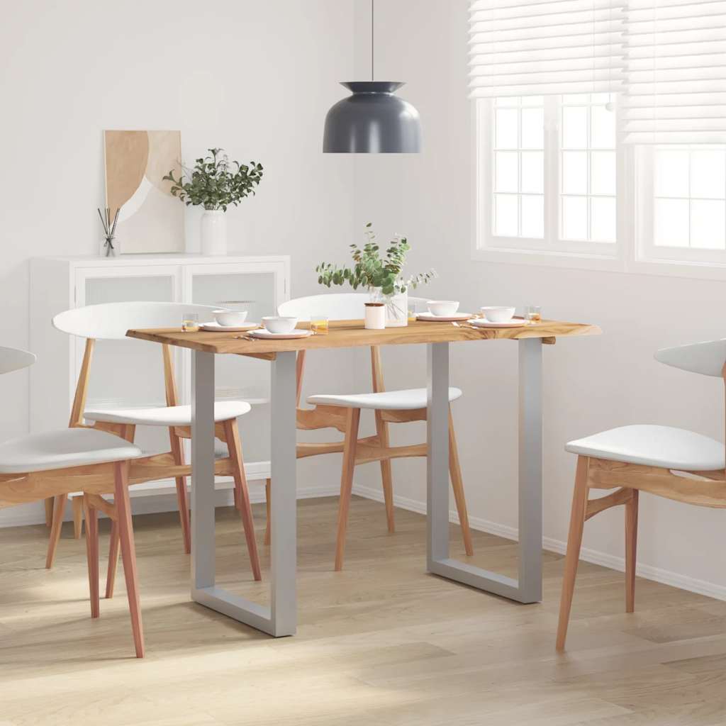 Mesa De Comedor Madera Maciza De Acacia