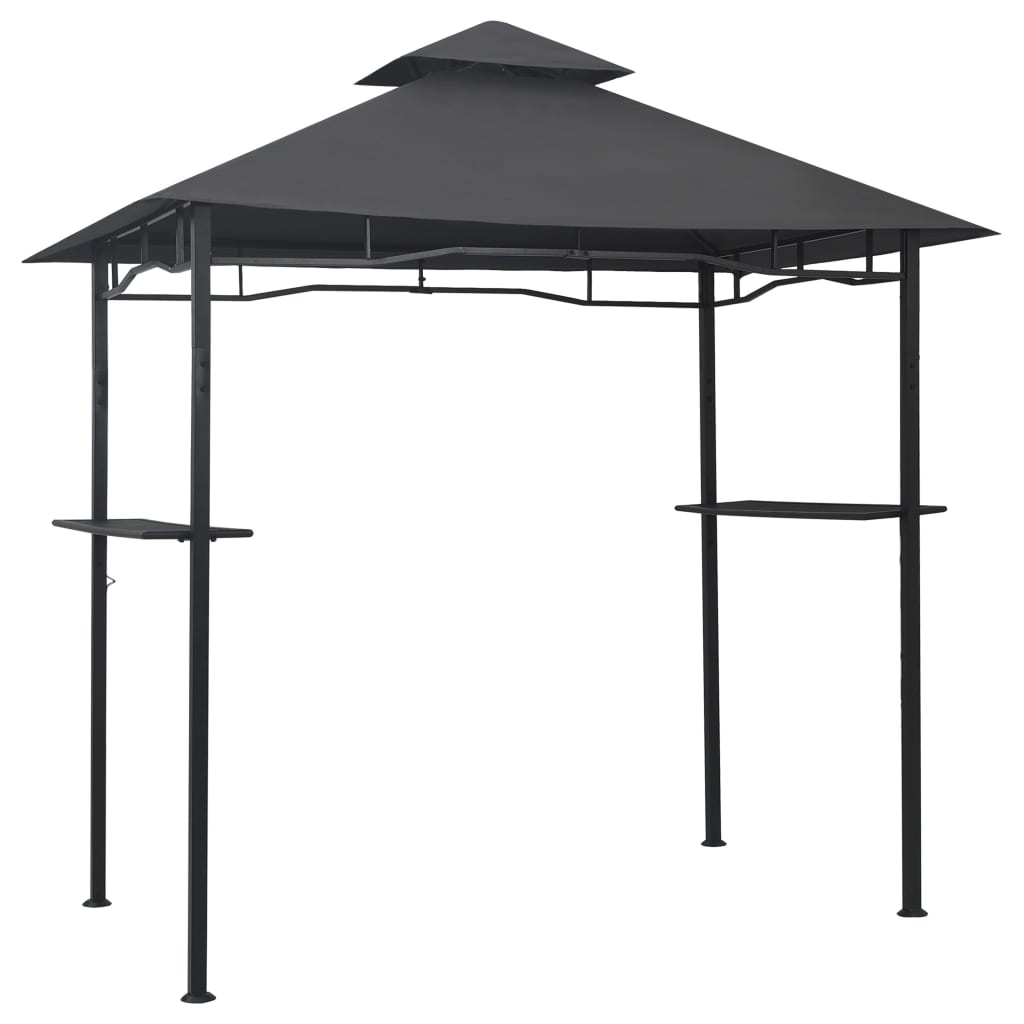 Cenador De Bbq Acero Antracita 240X150X255 Cm