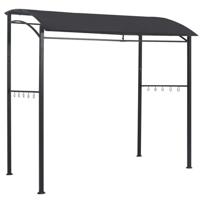 Cenador De Barbacoa Acero Gris Antracita 215X150X220 Cm