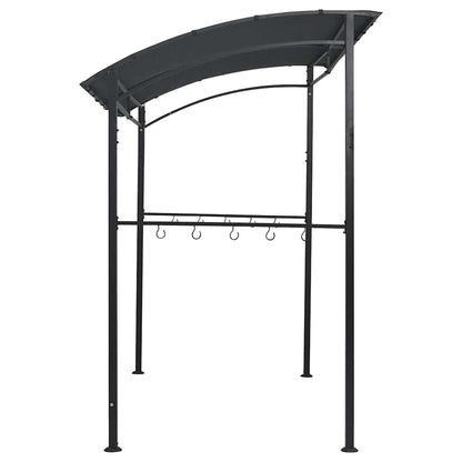 Cenador De Barbacoa Acero Gris Antracita 215X150X220 Cm