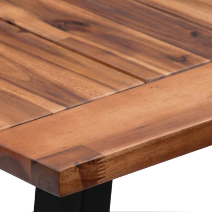 Mesa De Comedor Madera Maciza De Acacia 180X90 Cm