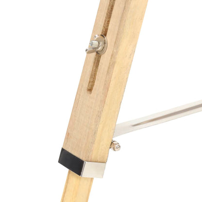 Lámpara De Suelo Con Trípode Madera Maciza De Mango 140 Cm