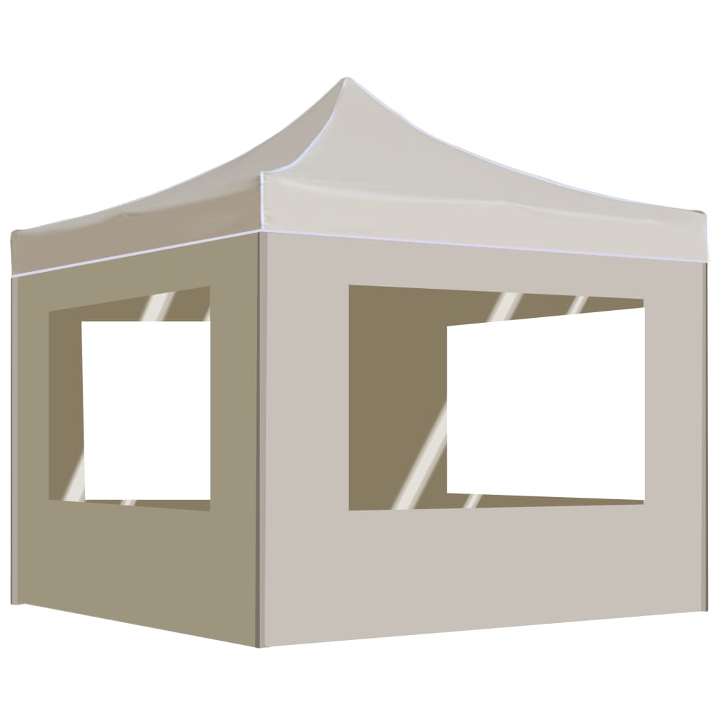 Carpa Plegable Profesional Aluminio Gris 2X2 M