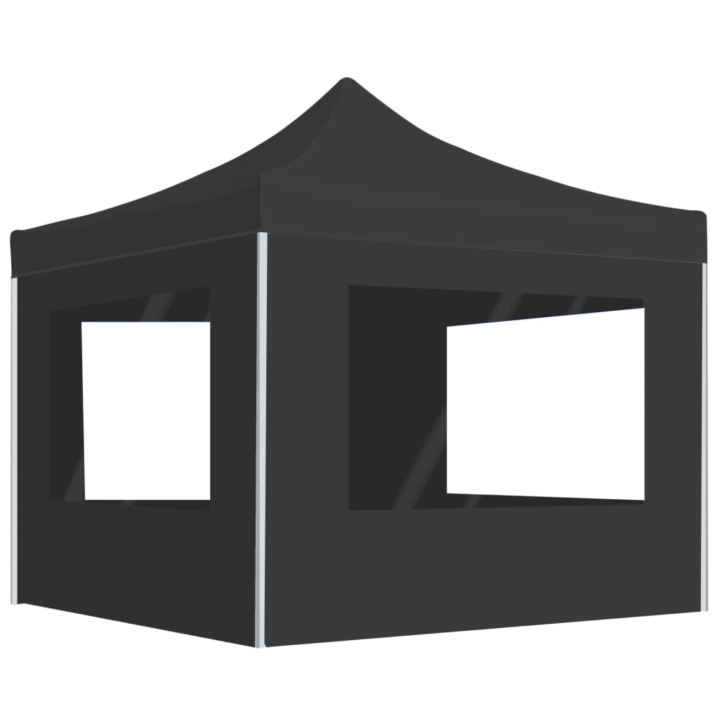 Carpa Plegable Profesional Aluminio Gris 2X2 M