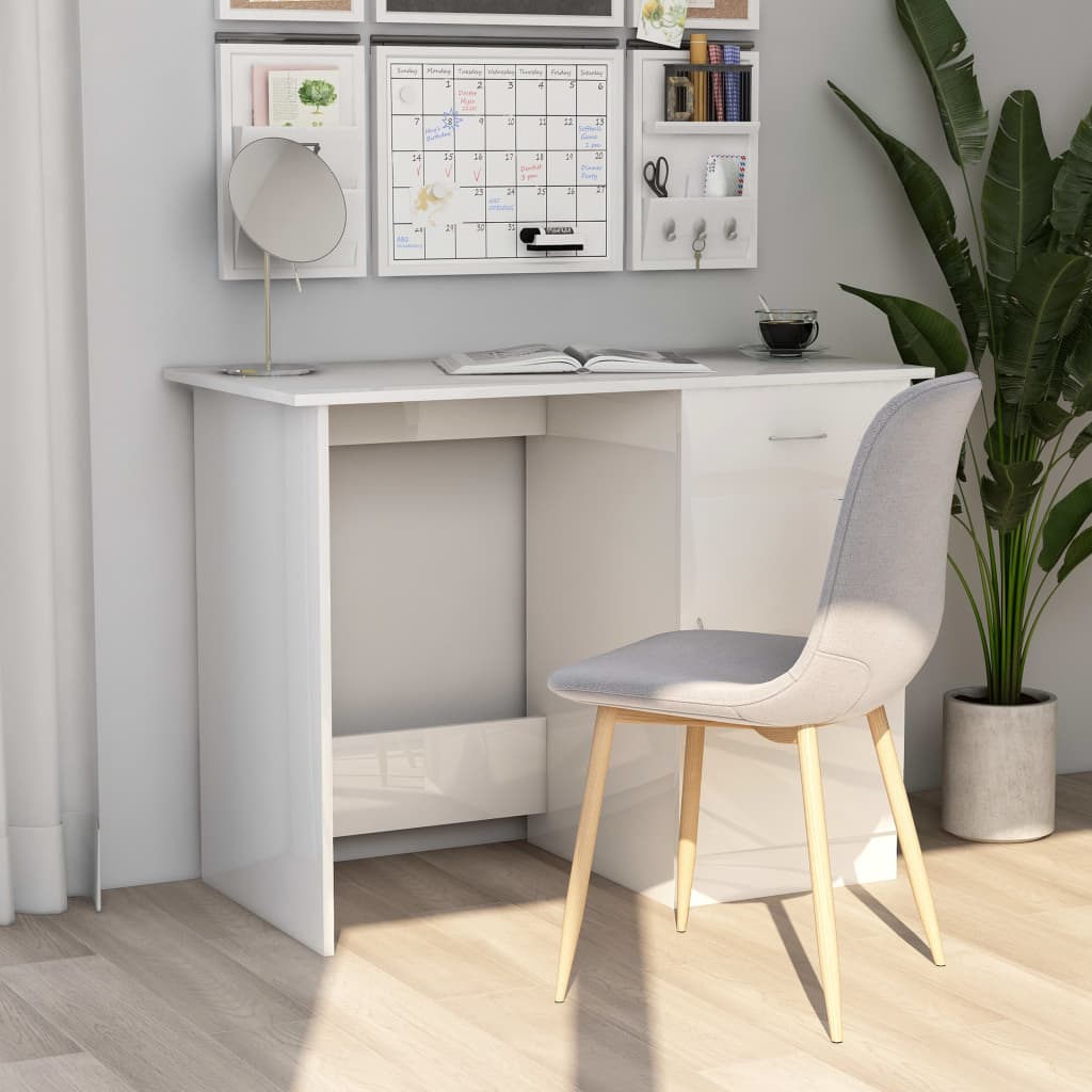 Escritorio De Madera De Ingeniería Envejecida 100X50X76 Cm